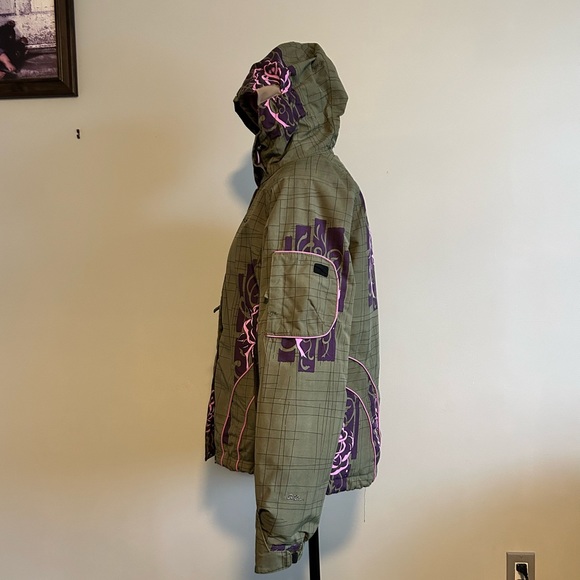 ACE 686 Ski Snowboarding Womens Jacket Ultra Warm infiDry Purple & Green… - Picture 4 of 13